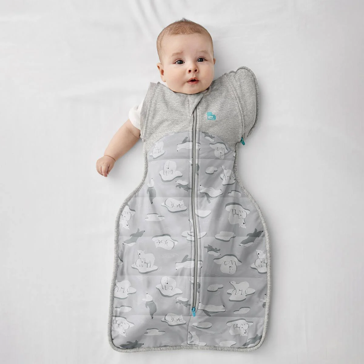 Love To Dream SwaddleUp Transition Bag Extra Warm Grey 3.5TOG - Image 3