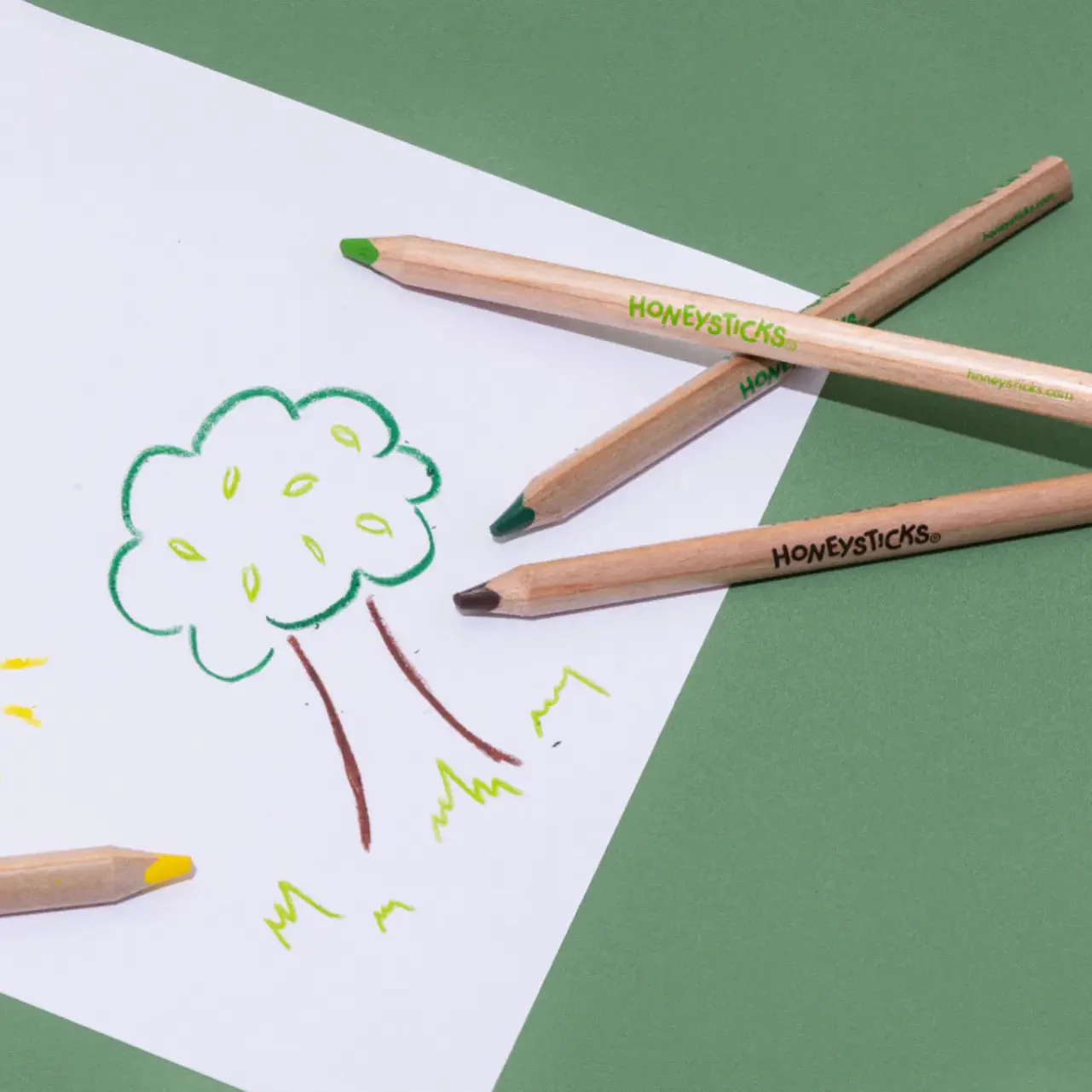 Honeysticks Magic 3-in-1 Beeswax Pencils Jumbo - Image 6