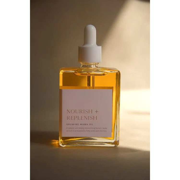 Mama + Me Nourish + Hydrate - Growing Mama Belly Oil - Image 3