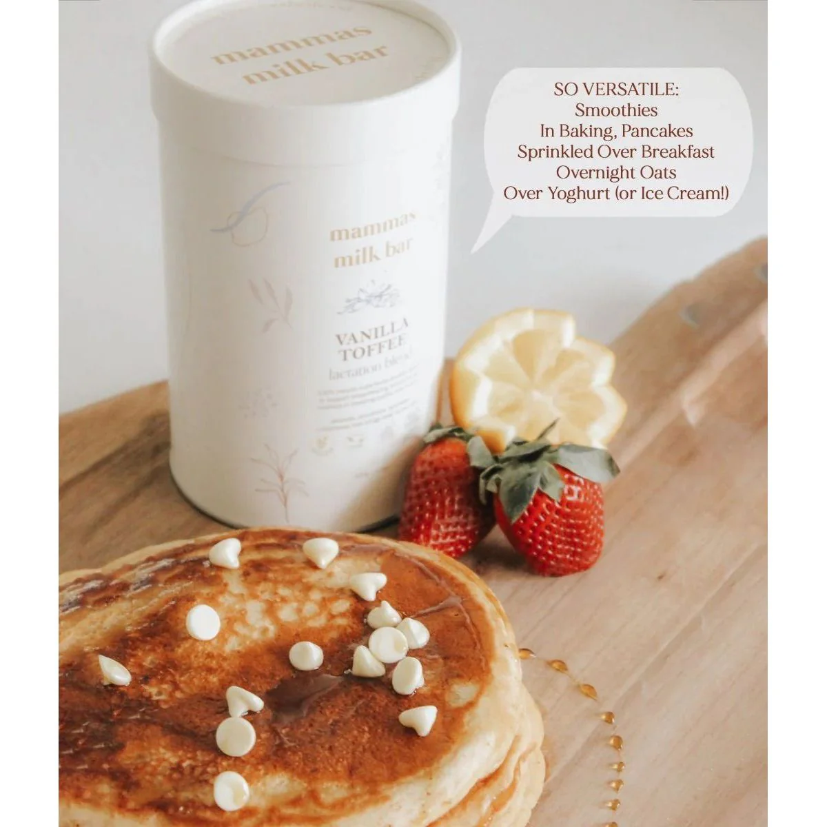 Mammas Milk Bar Vanilla Toffee Lactation Blend 500g - Image 2