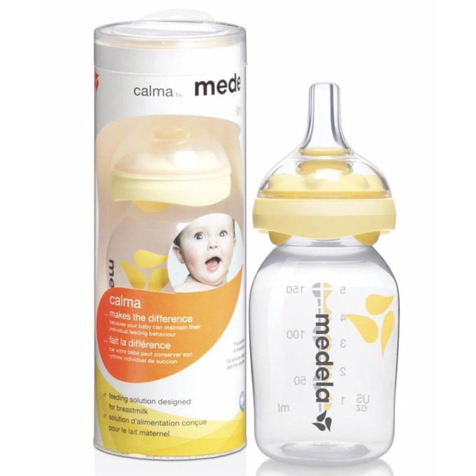 Medela Calma Bottle & Teat PP 250ml 1pk - Image 2