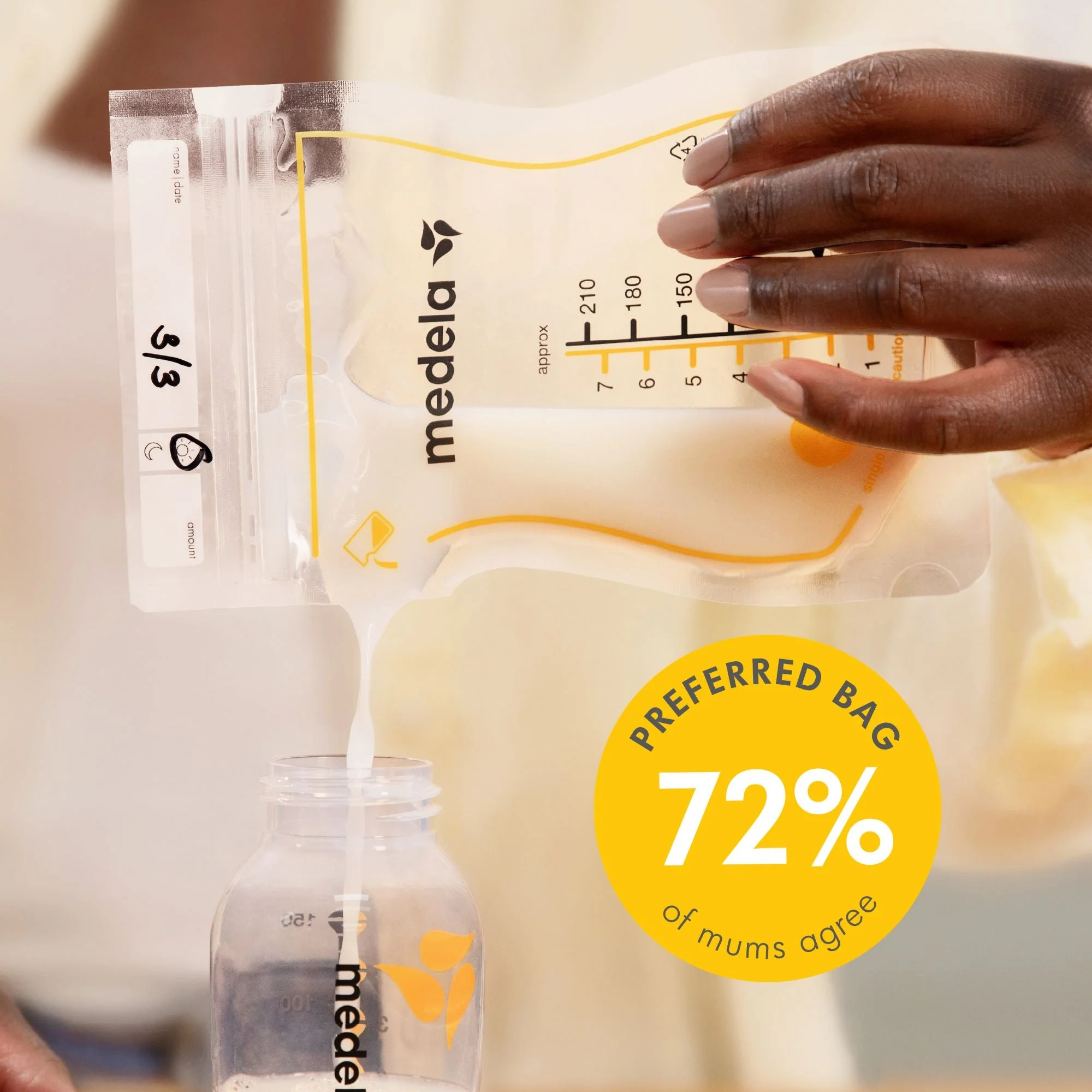 Medela Easy Pour Breast Milk Storage Bags - Image 4