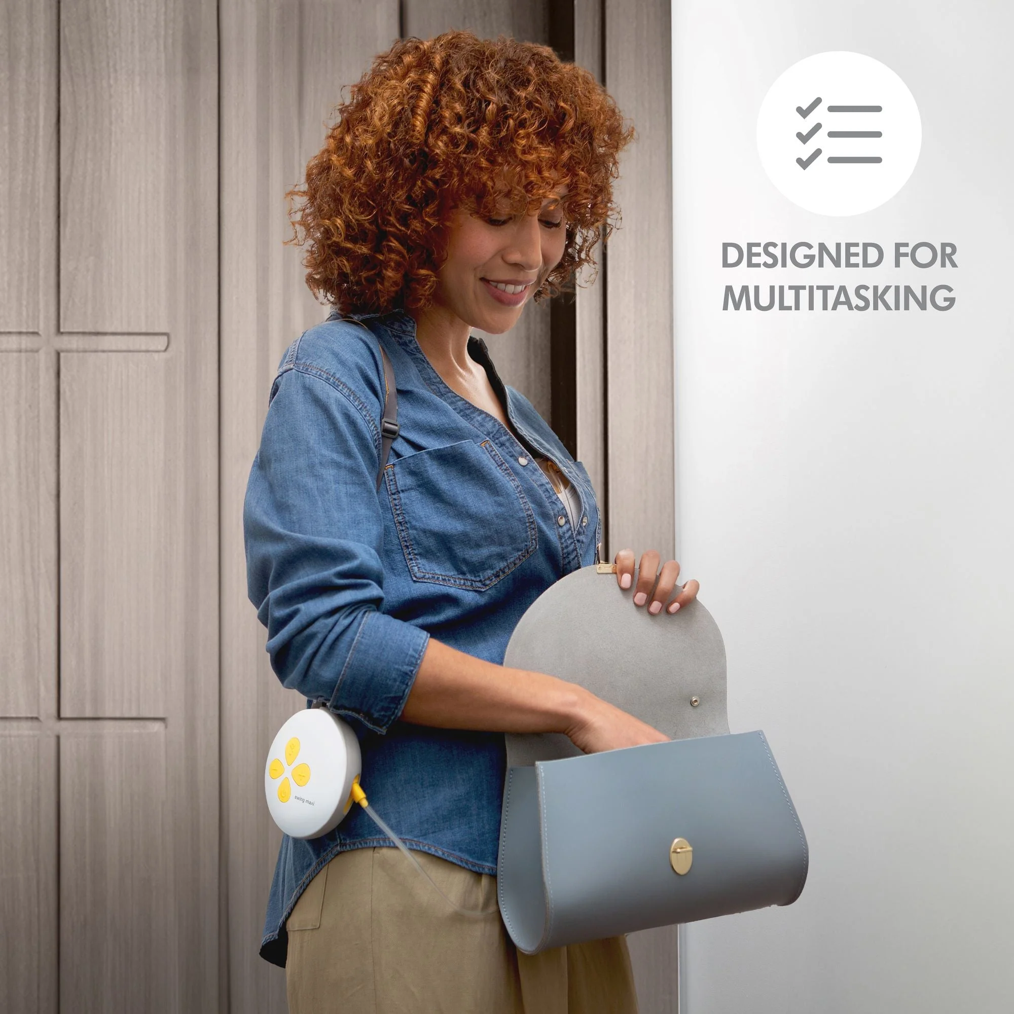 Medela Swing Maxi Hands Free Double Breast Pump - Image 4