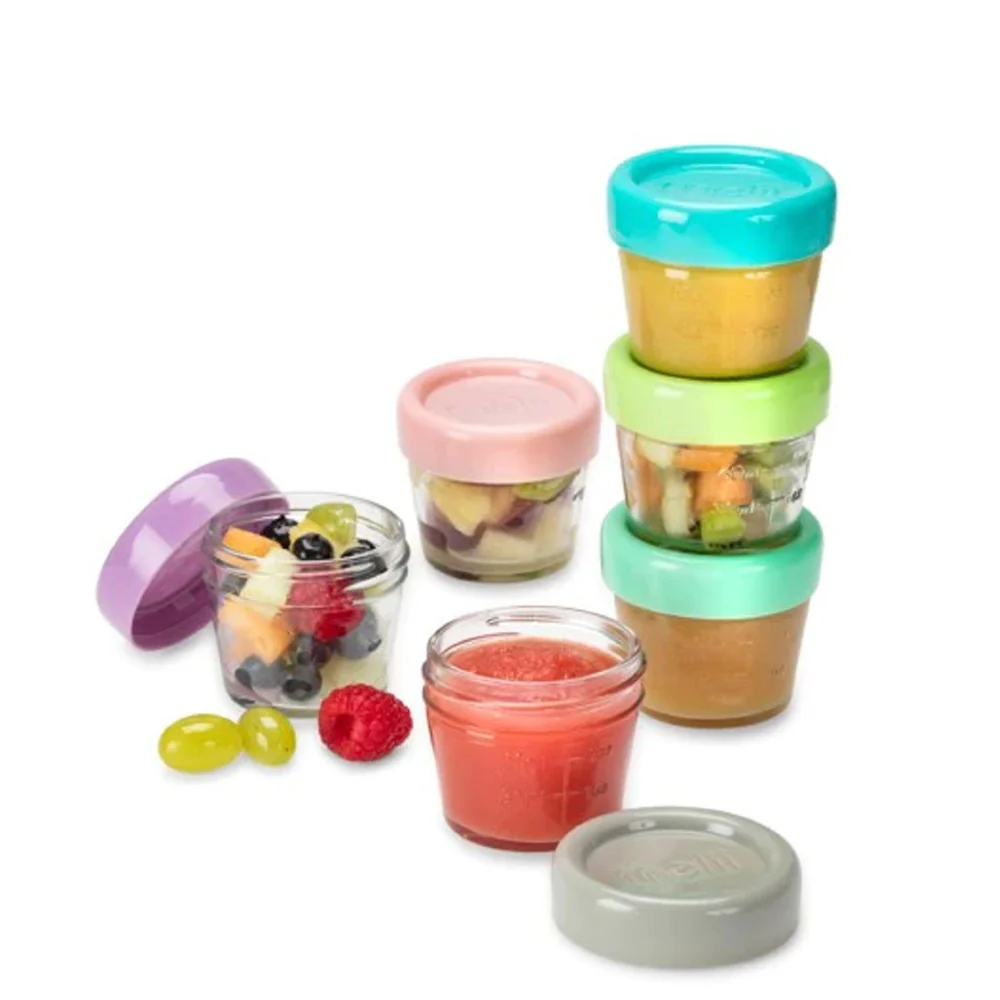 Melii Glass Food Container 6pk - 4oz - Image 2
