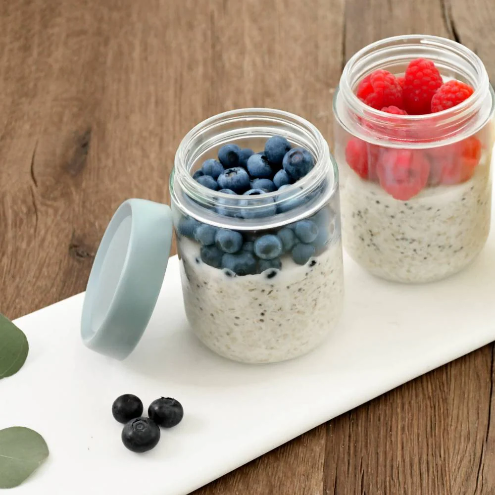 Melii Glass Overnight Oat Jars - Image 3