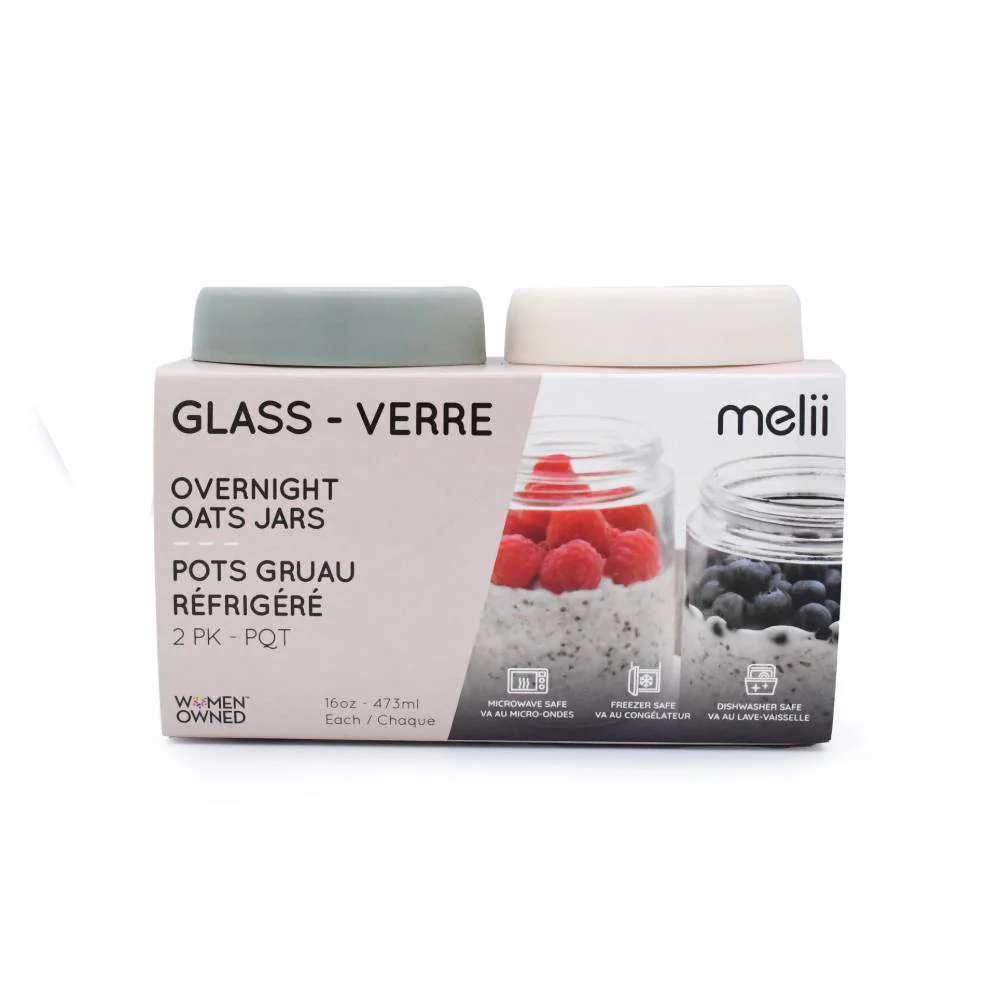 Melii Glass Overnight Oat Jars - Image 4