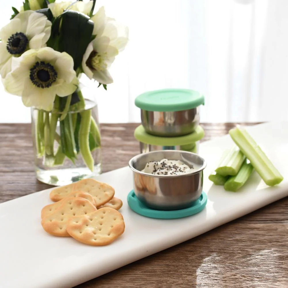 Melii Mini Silicone & Stainless Steel Containers 3pc - Image 4