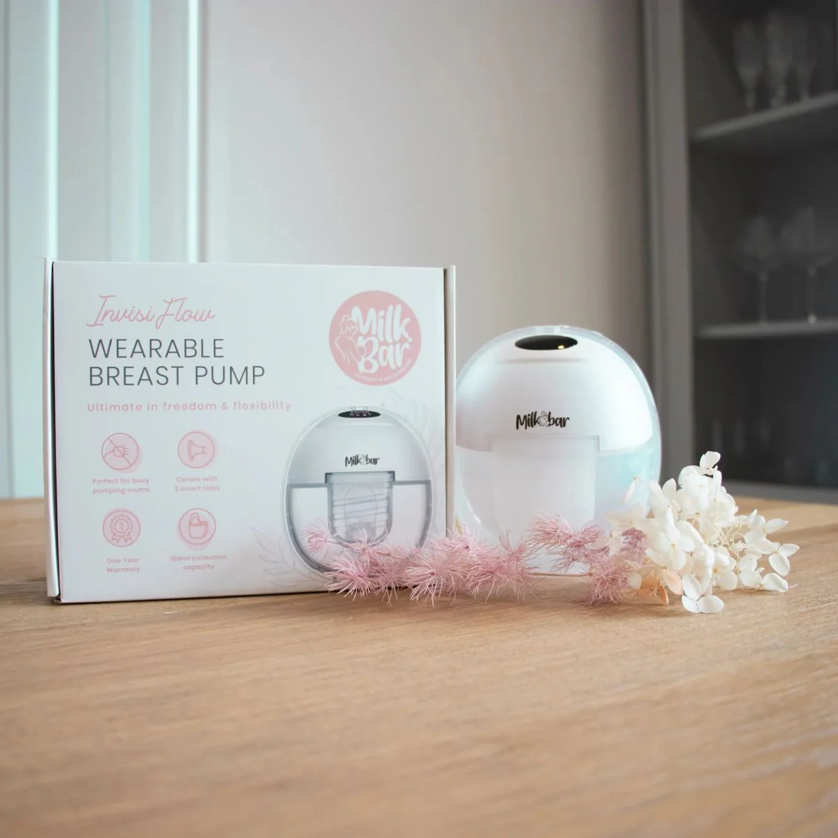 Milkbar Invisi Flow Wearable Electric Breast Pump - Image 2