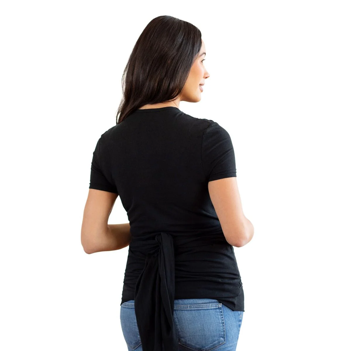 Moby Bump & Beyond Tshirt Wrap - Black - Image 3