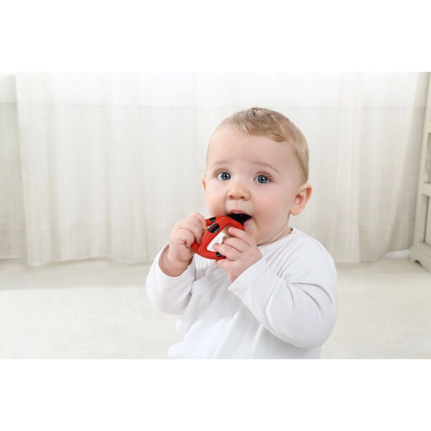 Mombella Stage 1 Baby Teething Toothbrush - Ladybug - Image 6