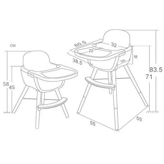 Moose Sinclair Highchair - Image 8
