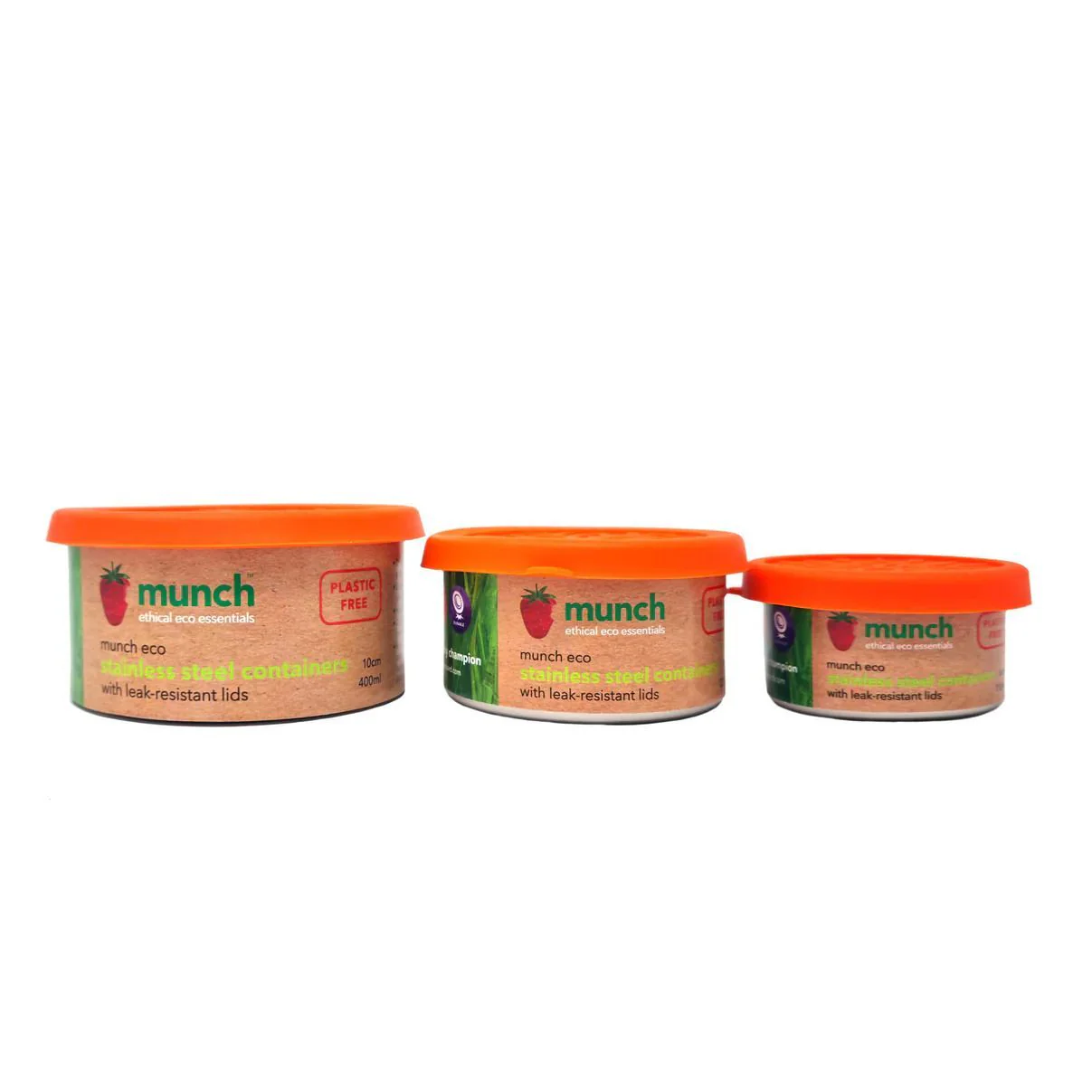 nil. Stainless Steel Containers 3pk - Image 3