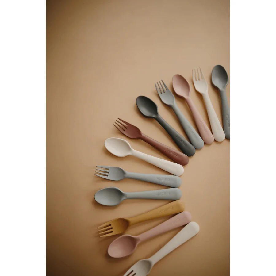 Mushie Fork & Spoon Set