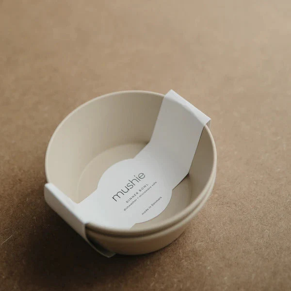Mushie Round Dinnerware Bowl 2pk