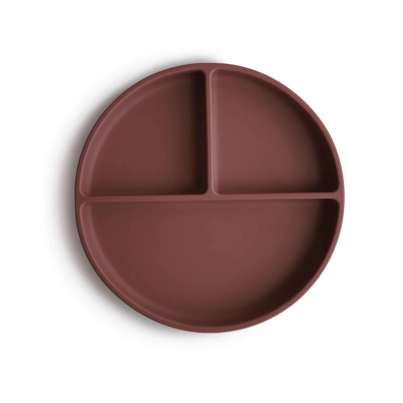 Mushie Silicone Suction Divided Plate - Image 2