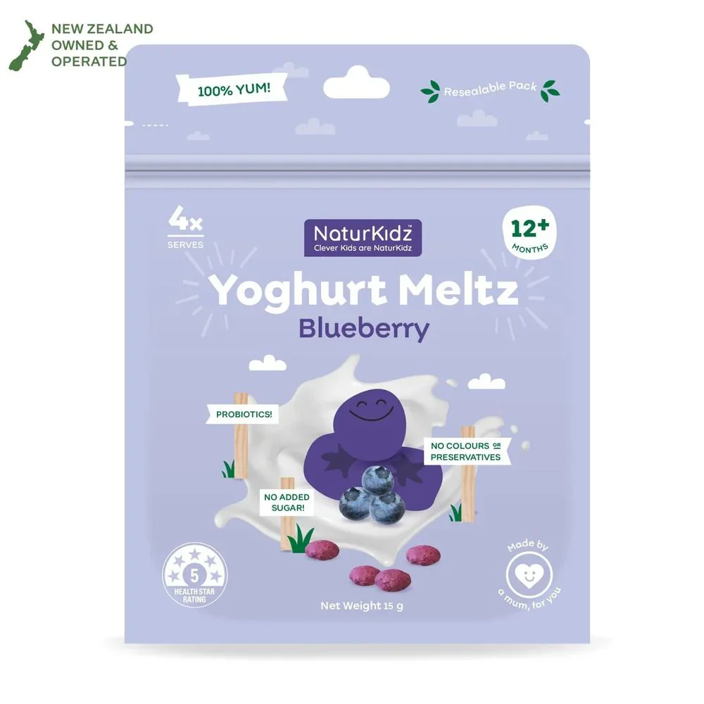 NaturKidz Blueberry Yoghurt Meltz - 15g