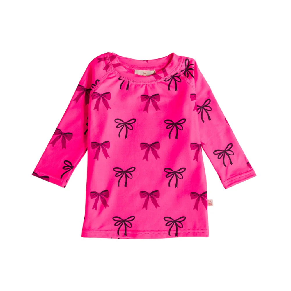 Neon by Nestling Brushed Rashie - Neon Bows