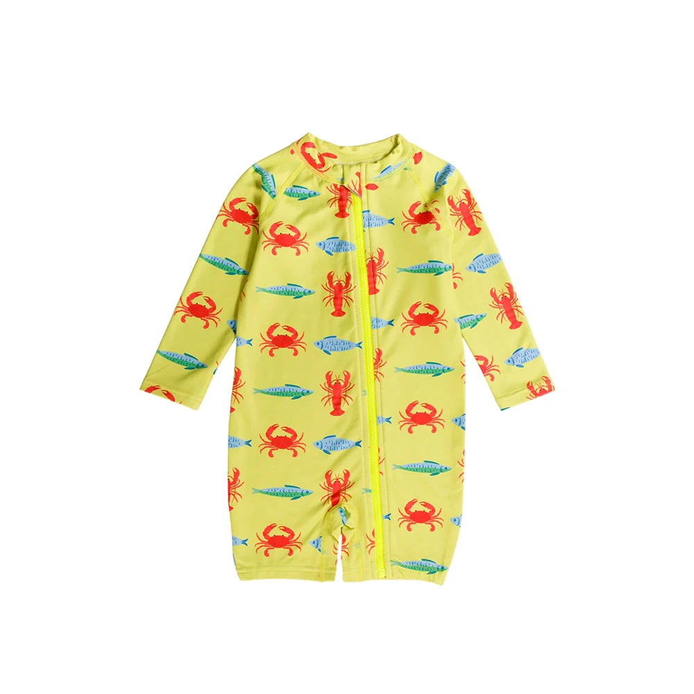 Neon by Nestling Brushed Shortie Swimmer - Lobster