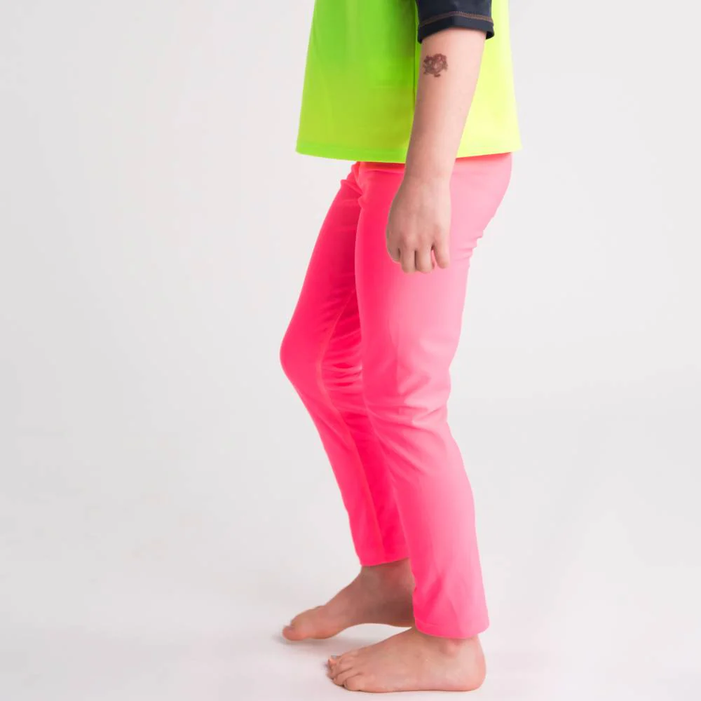 Neon by Nestling UPF50+ Swim Leggings - Neon Pink - Image 4