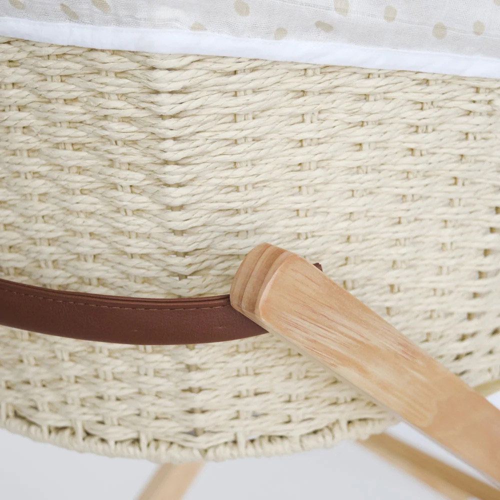 Nestling Moses Basket Folding Stand - Natural - Image 4