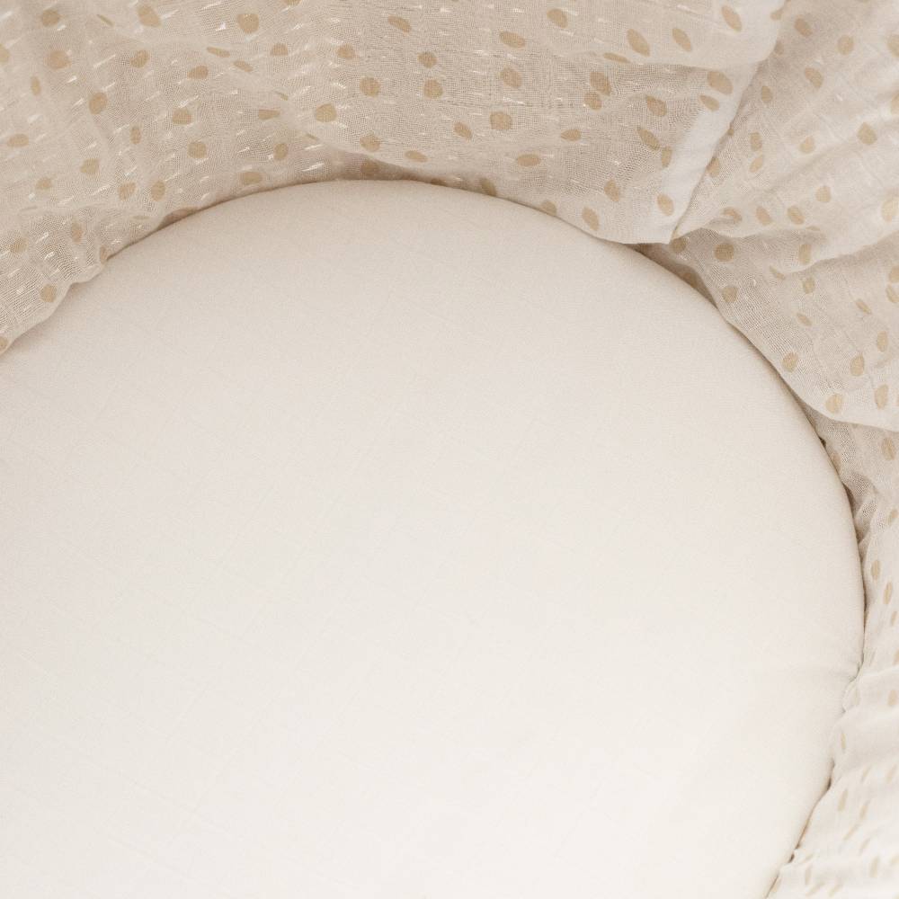 Nestling Moses Basket Muslin Fitted Sheet - Image 7