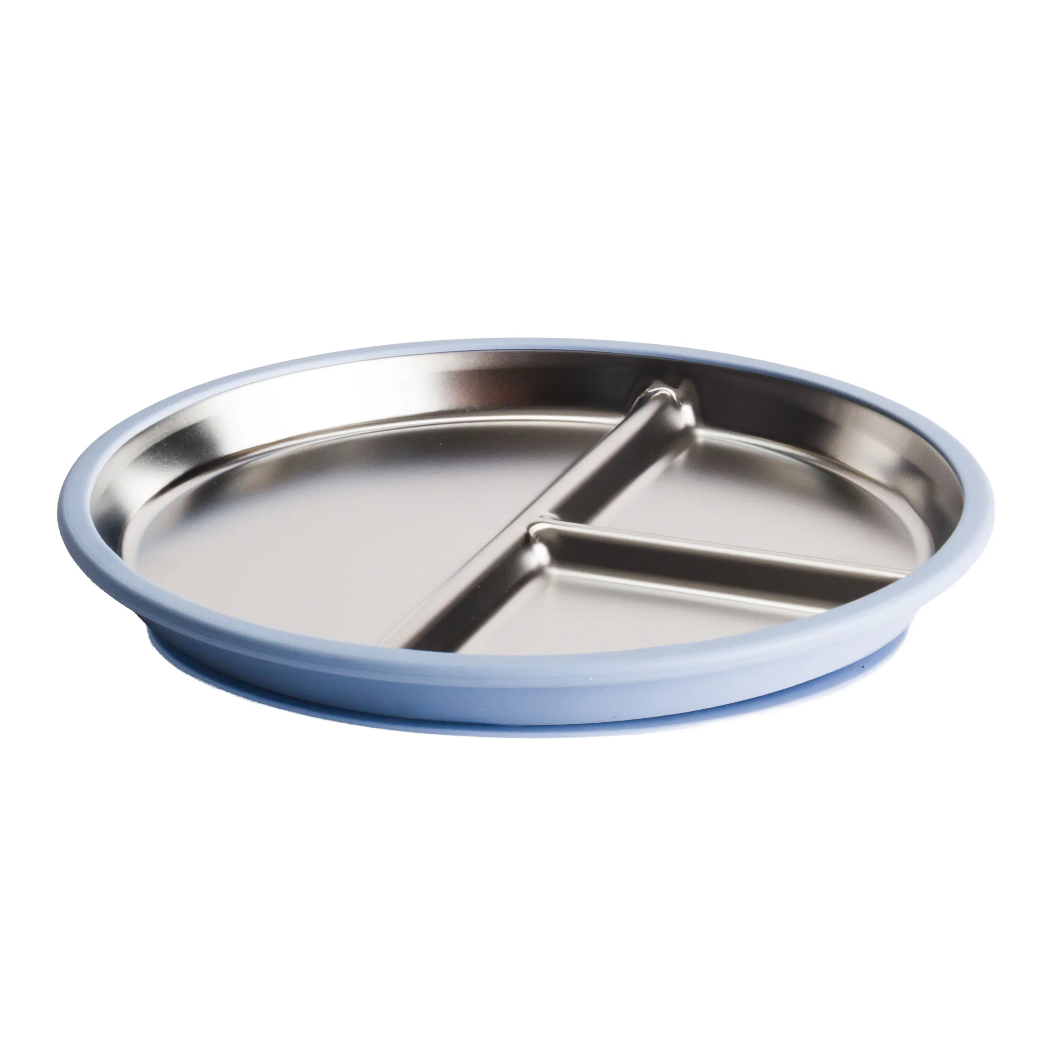 Nestling Stainless Divided Suction Plate - Image 2