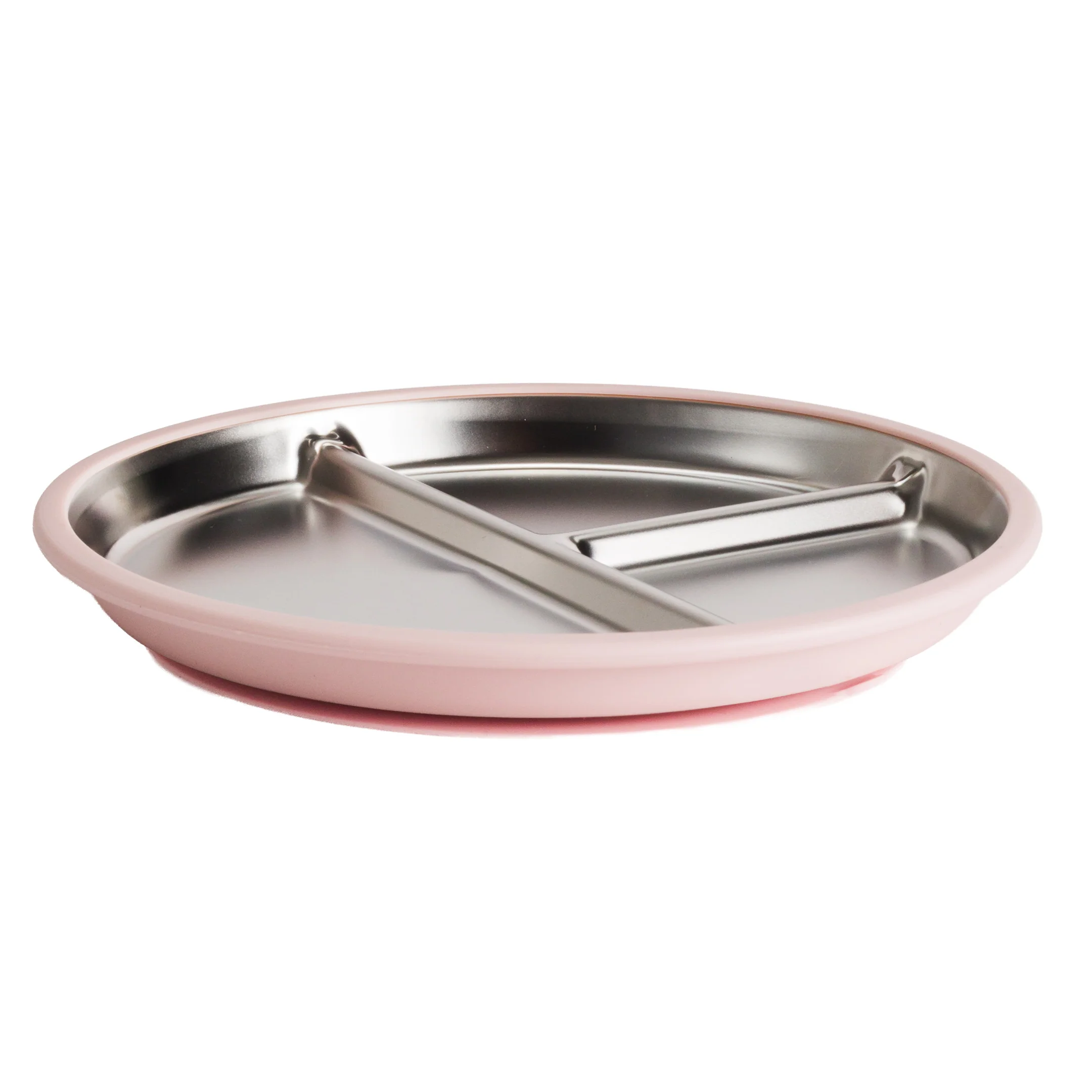 Nestling Stainless Divided Suction Plate - Image 3