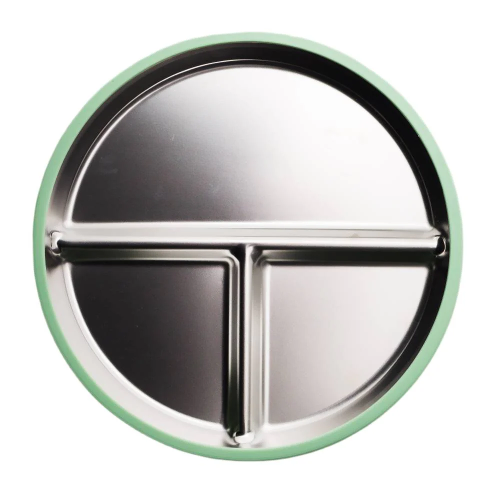 Nestling Stainless Divided Suction Plate - Image 5