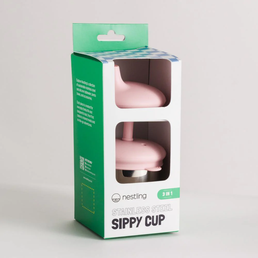 Nestling Stainless Steel 3-in-1 Sippy Cup - Image 23