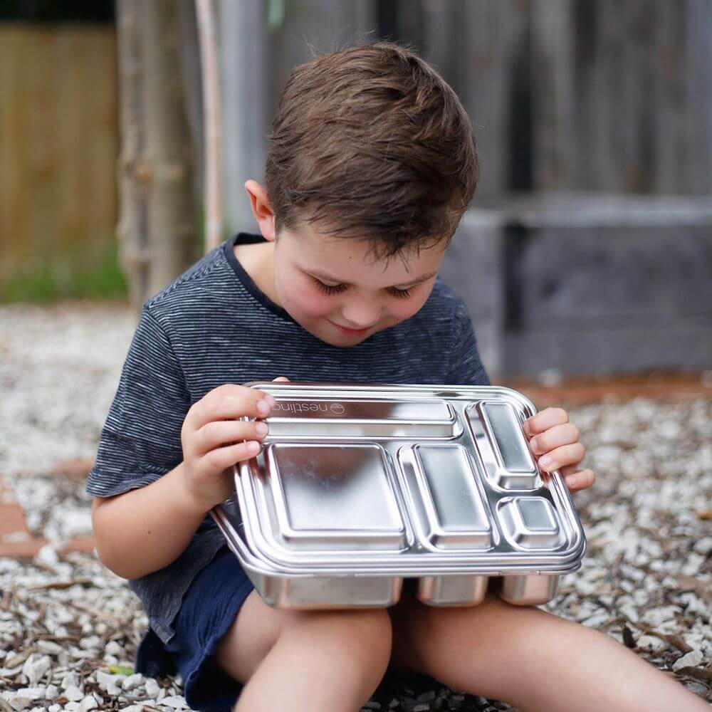 Nestling Stainless Steel Bento Box - Image 4