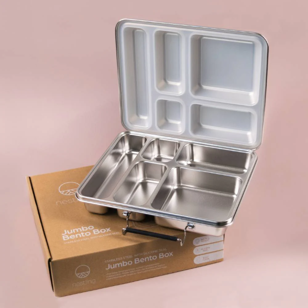 Nestling Stainless Steel Jumbo Bento Box - Image 4