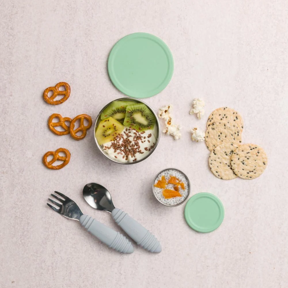 Nestling Stainless Steel Lunchbox Dipper Set - Image 4