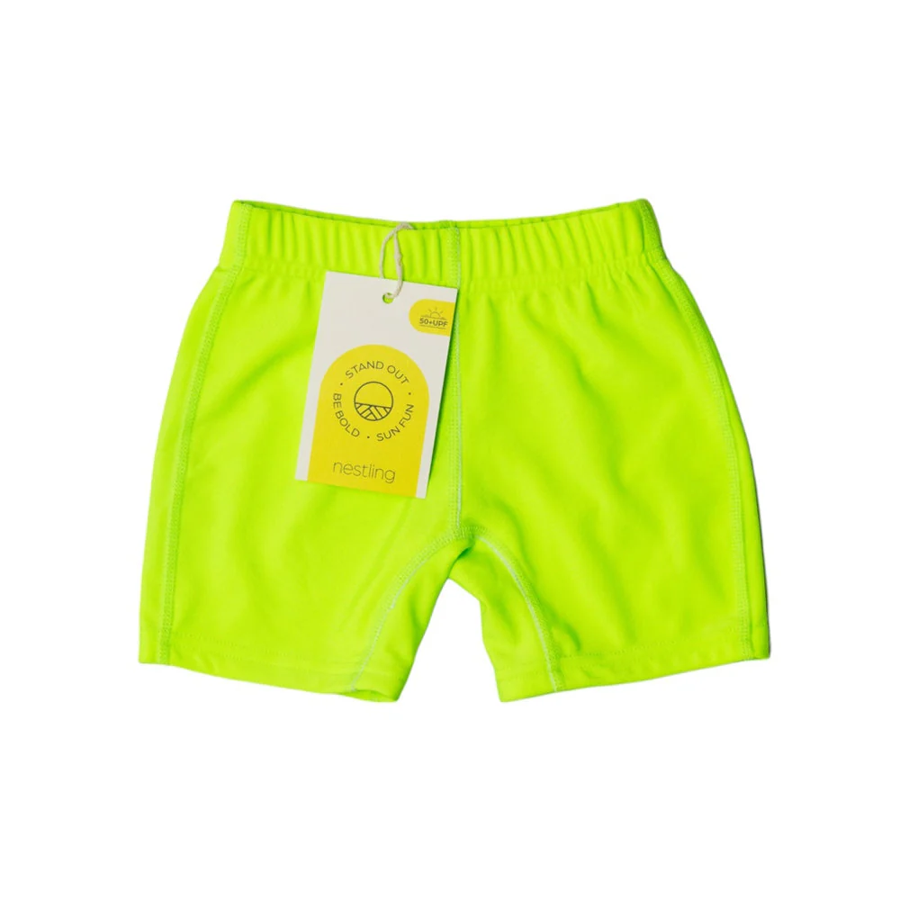 Neon by Nestling Swim Shorts - Neon Green - Image 2