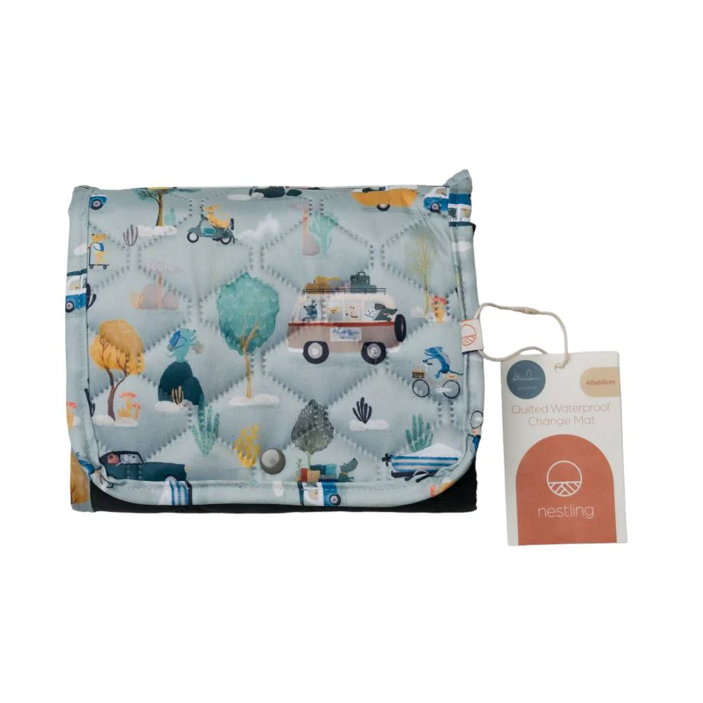 Nestling Waterproof Quilted Change Mat - Katherine Quinn Collection - Image 18