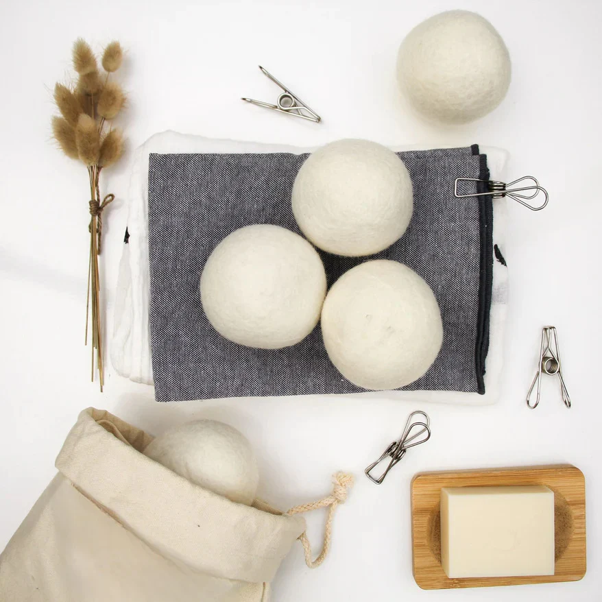 nil. NZ Wool Dryer Balls 6pk - Image 2