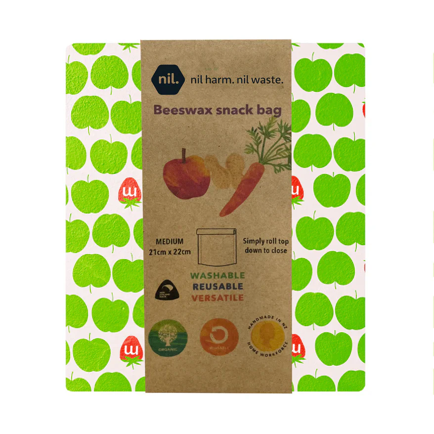 nil. Organic Beeswax Snack Bags - Image 2
