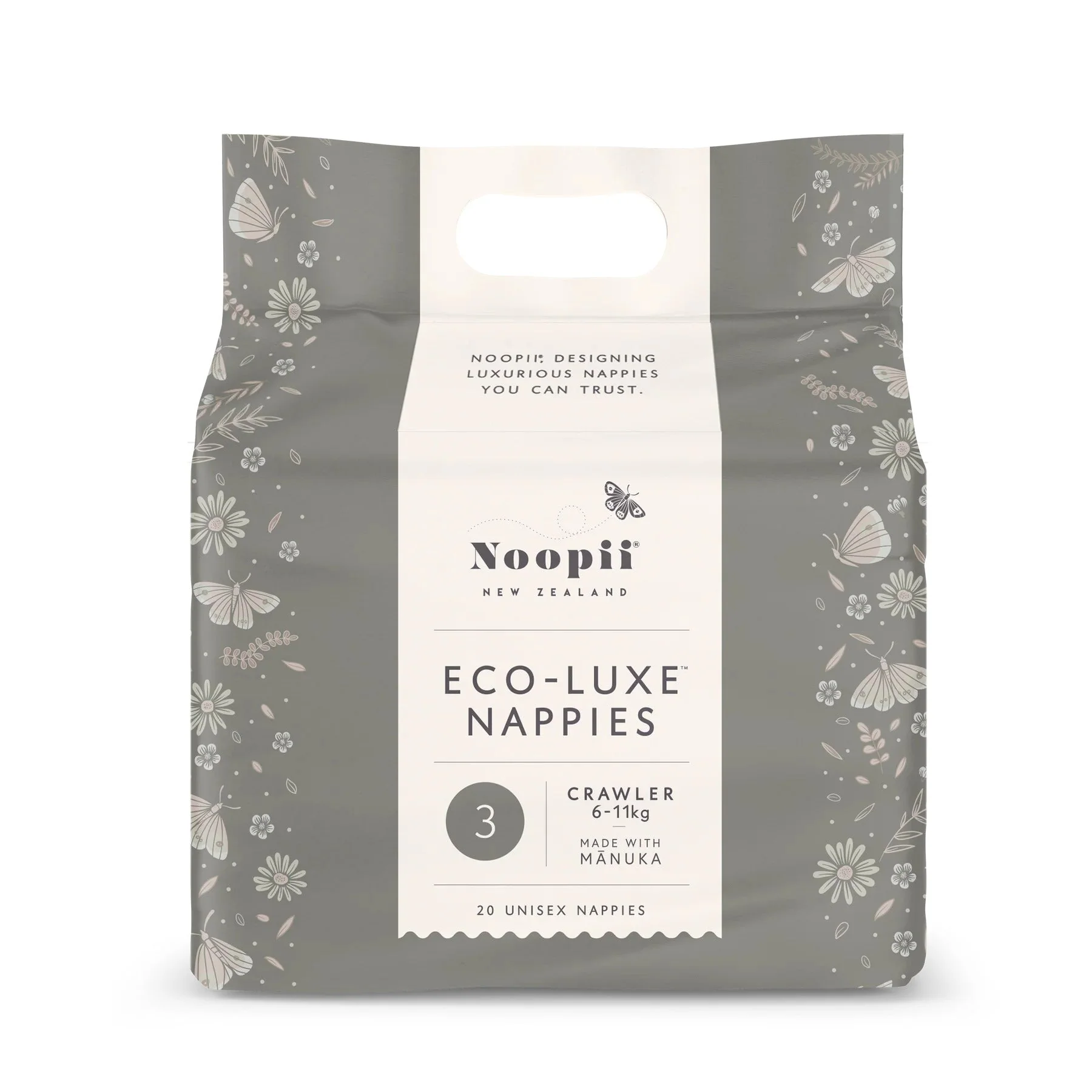 Noopii® Crawler Unisex Nappies - Size 3