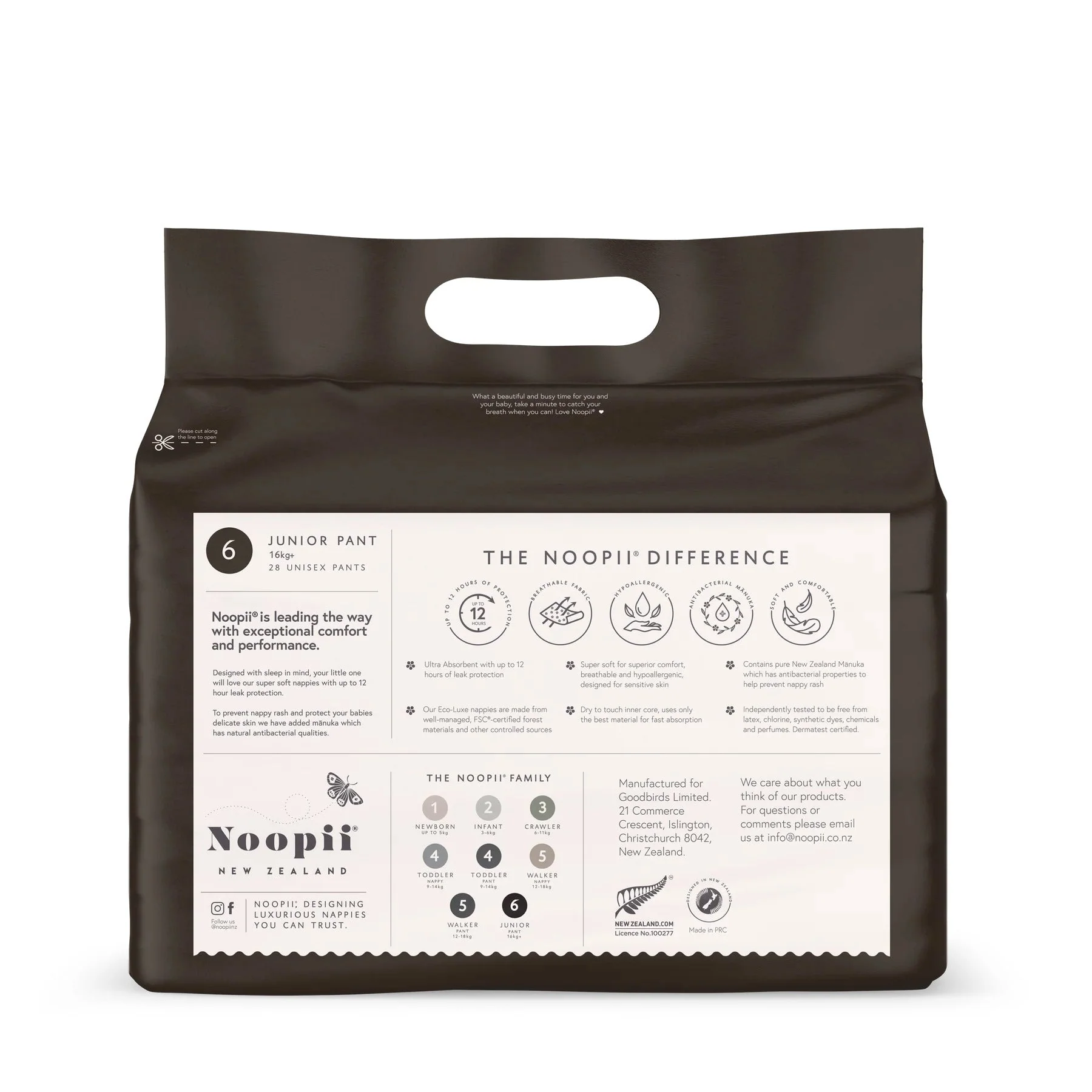 Noopii® Junior Unisex Pants - Size 6 - Image 2