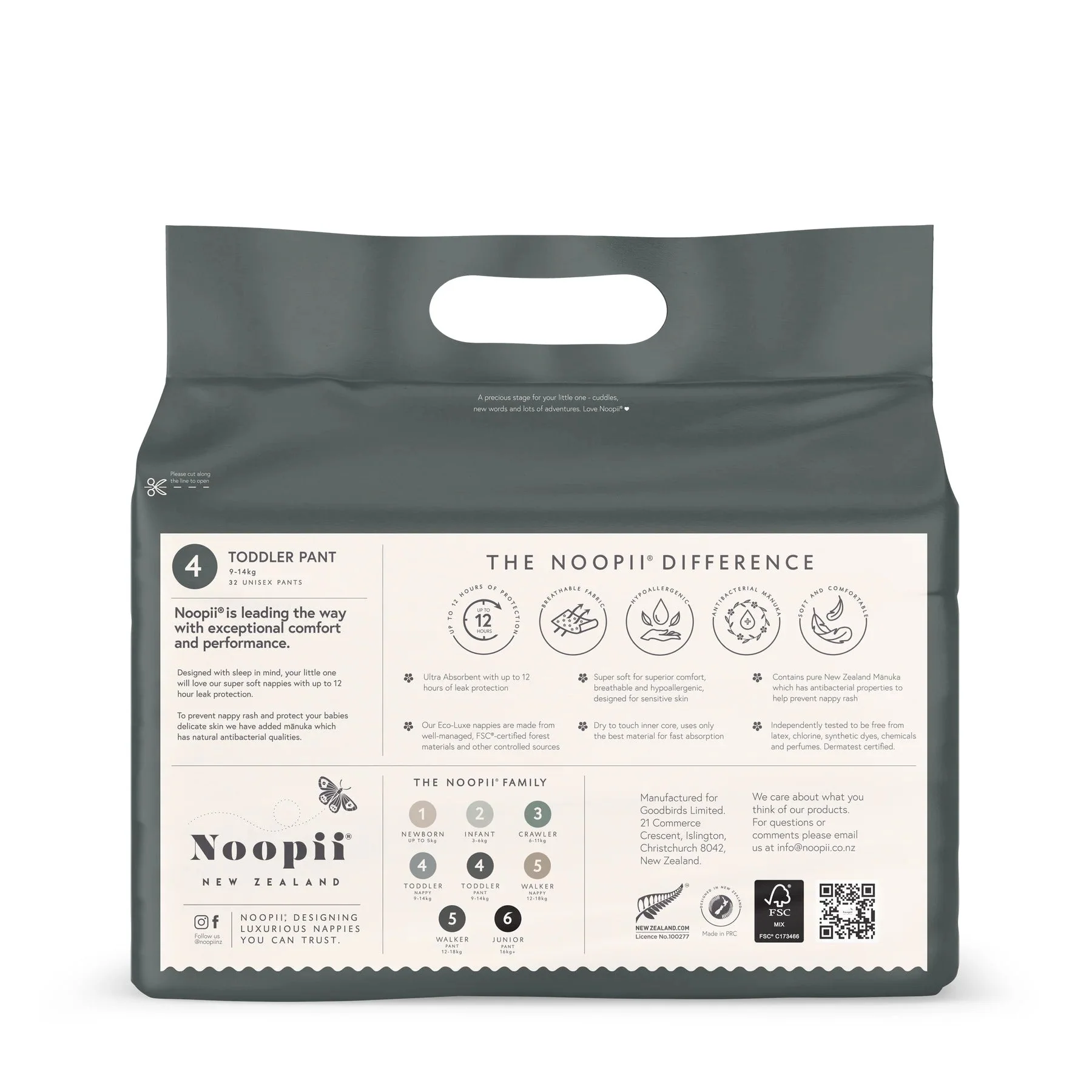 Noopii® Toddler Unisex Pants - Size 4 - Image 2