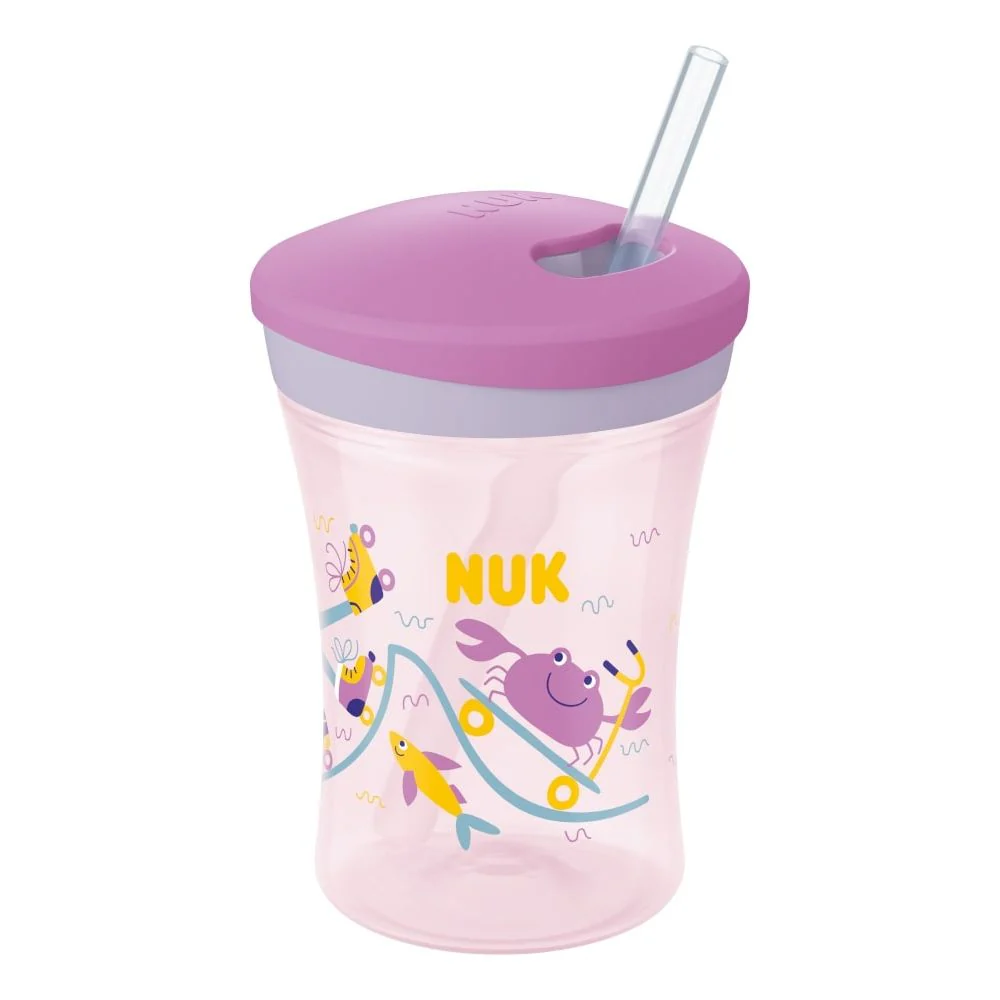 NUK Action Cup 230ml with Straw
