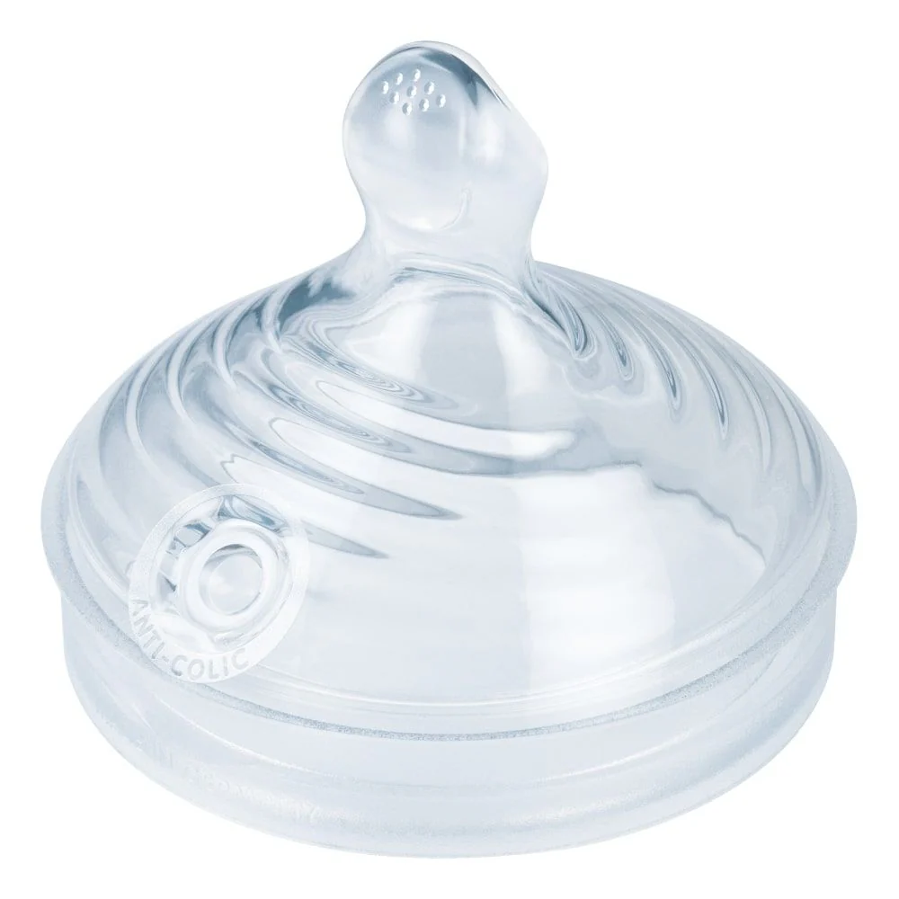 NUK for Nature Silicone Teats Small 3-hole - 2pk