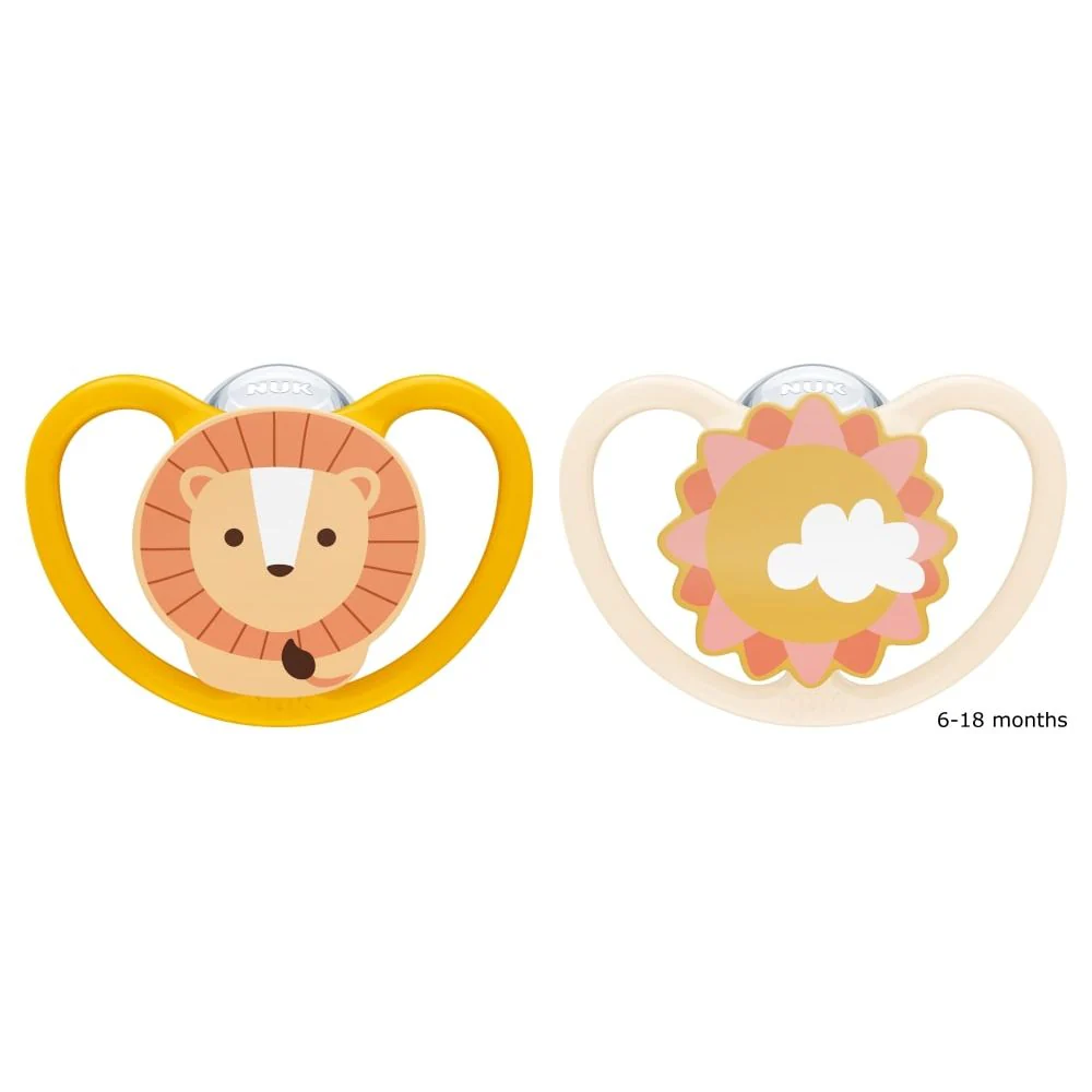 NUK Space Silicone Soothers 6-18mths 2pk - Image 3