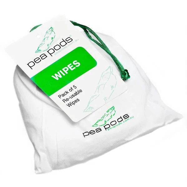 Pea Pods Reusable Bamboo Wipes - Clearance - Image 3