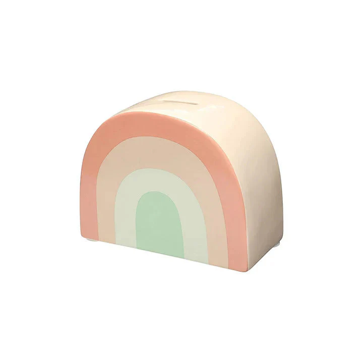 Pearhead Ceramic Rainbow Piggy Bank - Image 2