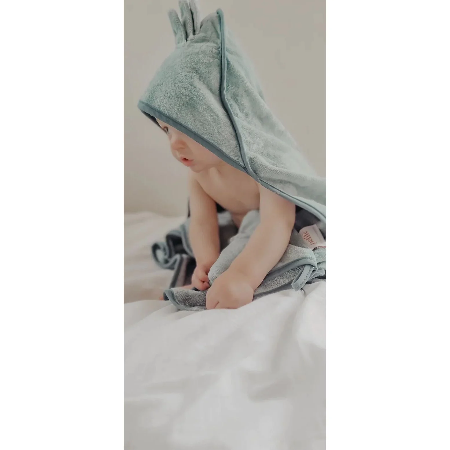 Petite Eats Hooded Towel and Washcloth Set - Image 5