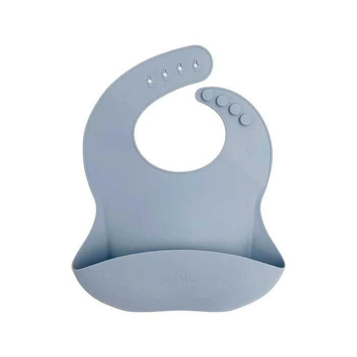 Petite Eats Silicone Baby Bib - Large - Image 3