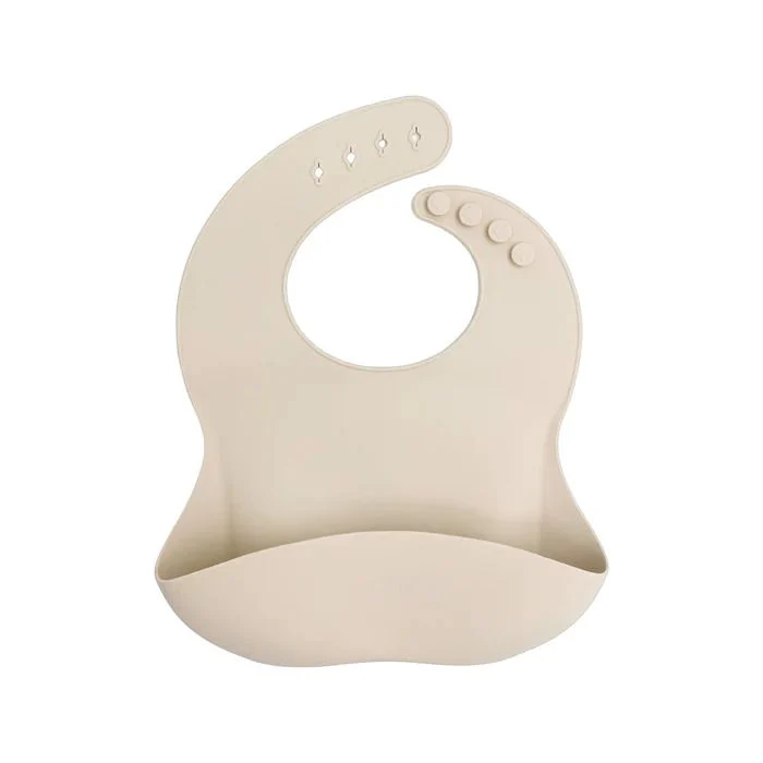 Petite Eats Silicone Baby Bib - Large - Image 5