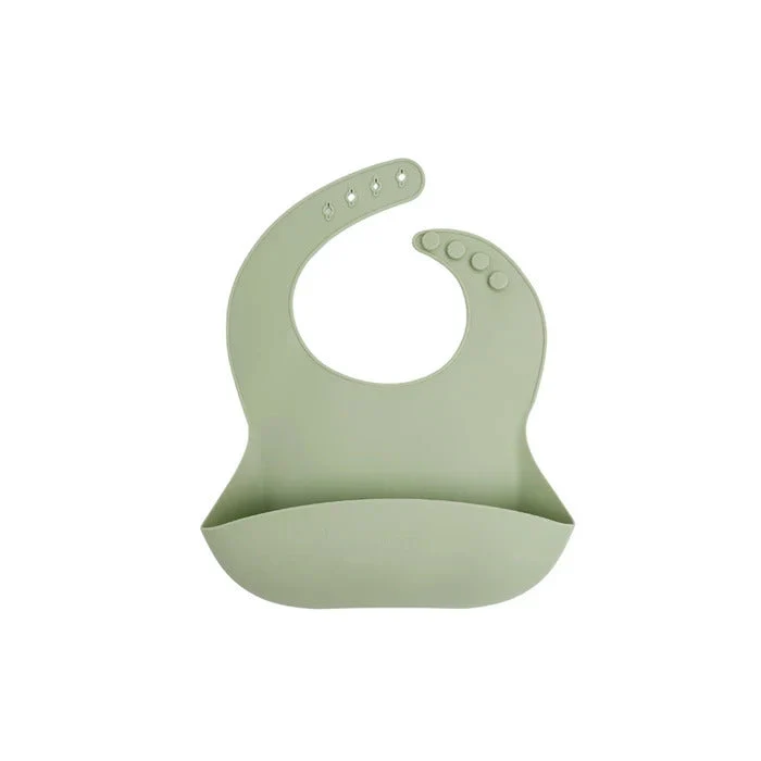Petite Eats Silicone Baby Bib - Large - Image 9