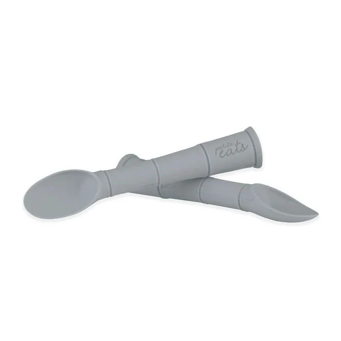 Petite Eats Silicone Baby Spoons 2pk - Image 2