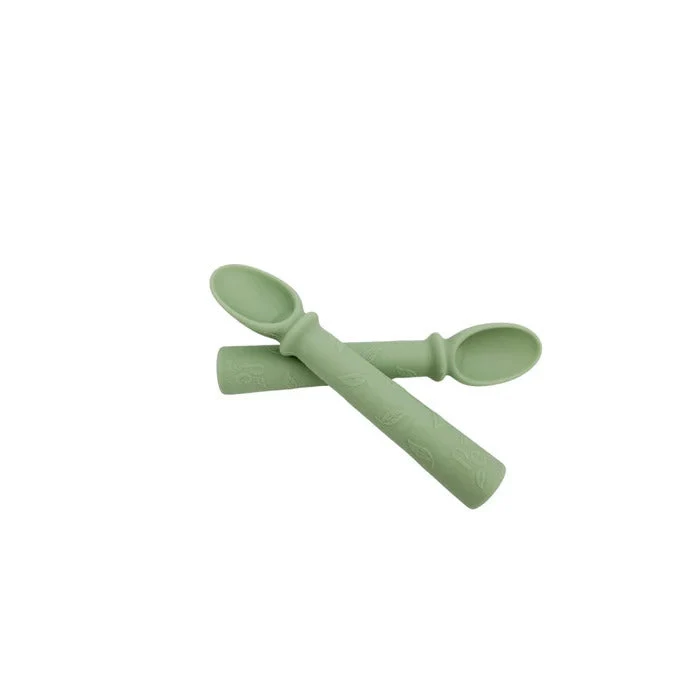 Petite Eats Silicone Baby Spoons 2pk - Image 4
